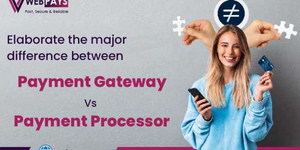 Elaborate the major difference between payment gateway vs payment processor