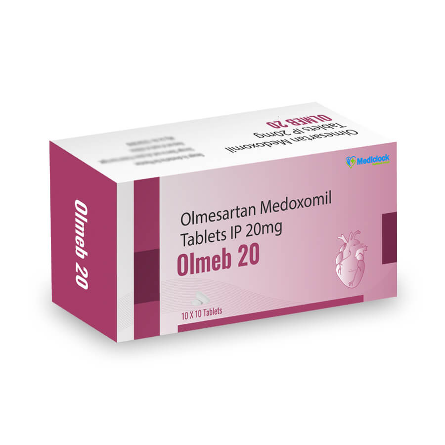 Olmesartan Medoxomil Tablets IP 20mg - Mediclock Healthcare