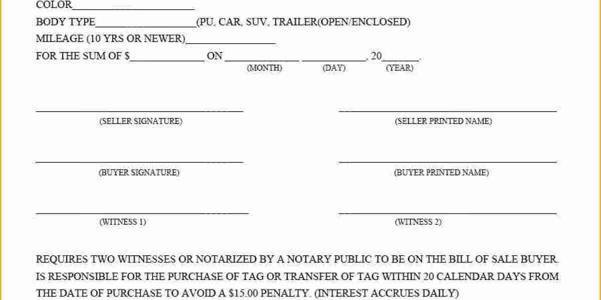 The Importance of Using a Florida Bill of Sale Form for General Transactions