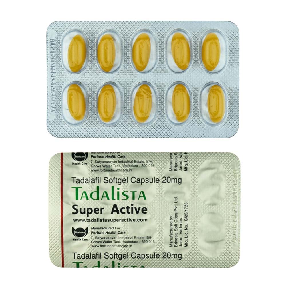 Tadalista Super Active N30 |  Doses |Benefits |Side Effects