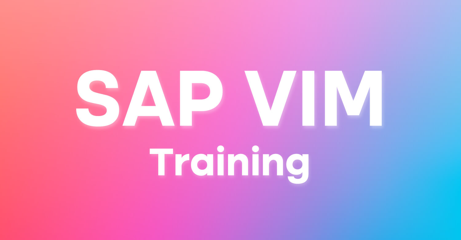 ▶ SAP VIM Training |  Industry Approved Trainer