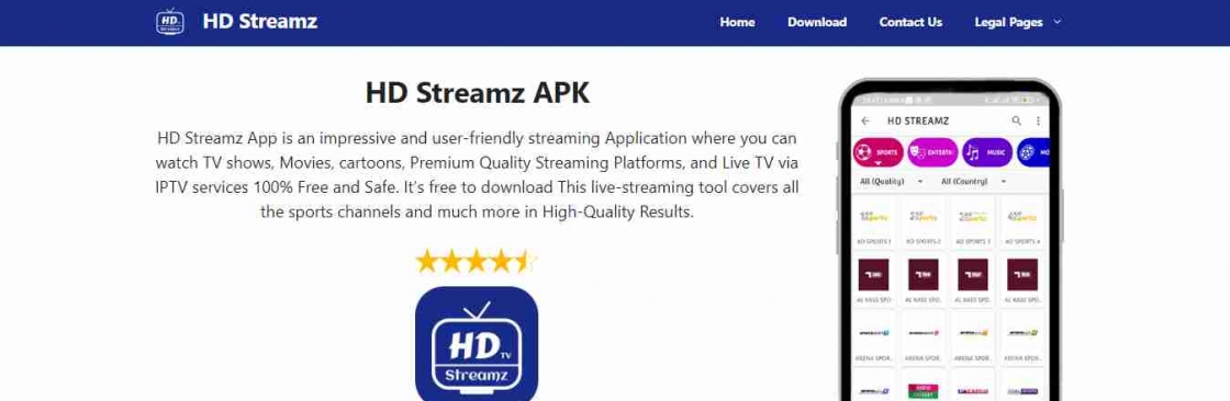 HD Streamz APK Cover Image