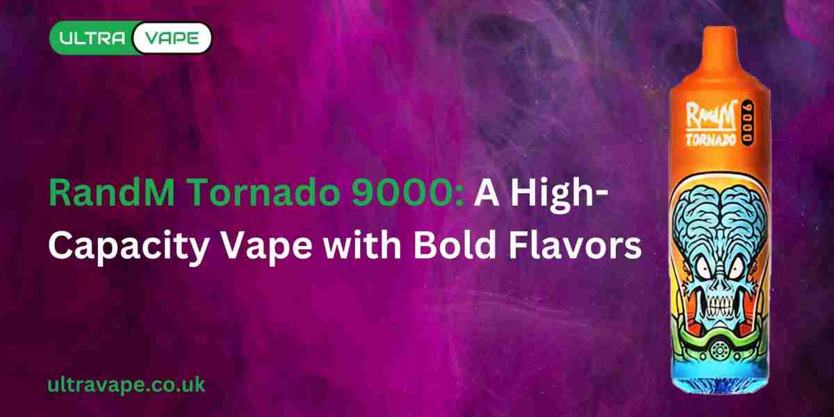 RandM Tornado 9000: A High-Capacity Vape with Bold Flavors