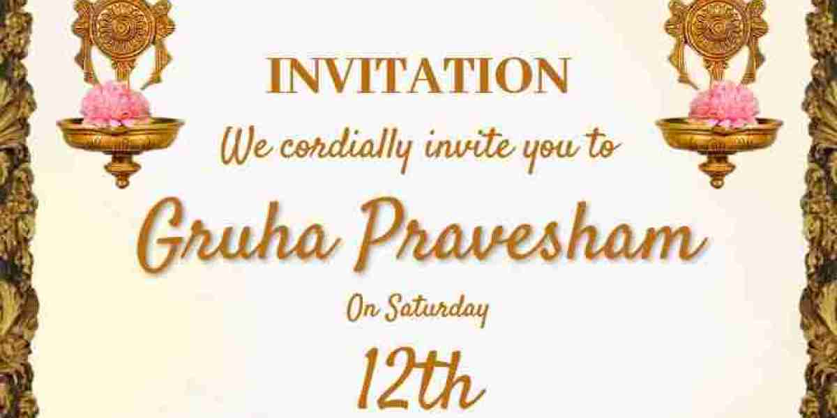 How to Create a Beautiful Griha Pravesh Invitation Card for Your Housewarming Ceremony